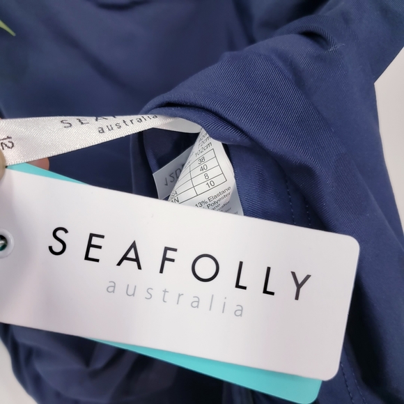 NWT SEAFOLLY Halter Singlet Tankini Swimsuit Top - Picture 8 of 13